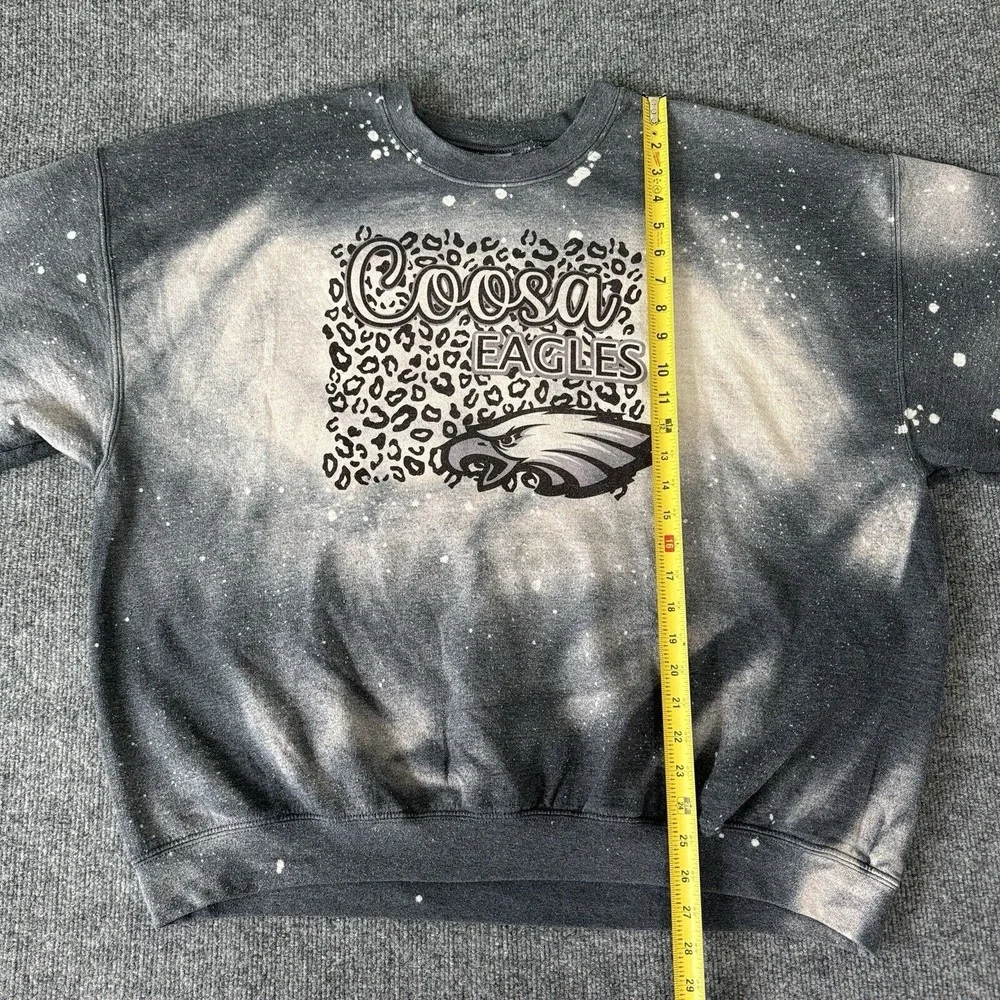 Coosa Eagles Sweater 2XL Longsleeve Gildan Thick Y2K Adult Size - Picture 8 of 9